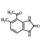CAS#: 67521-12-4, 4-Acetyl-5-methyl-1,3-dihydro-2H-benzimidazol-2-one