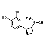 CAS 登录号：67557-52-2， 4-[(1S,2R)-2-(二甲基氨基)环丁基]-1,2-苯二酚