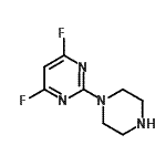 CAS#: 675588-43-9, 4,6-Difluoro-2-(1-piperazinyl)pyrimidine
