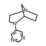 CAS 登录号：675589-91-0， 4-(5-嘧啶基)-1,4-二氮杂双环[3.2.1]辛烷