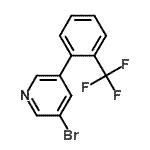 CAS#: 675589-99-8, 3-Bromo-5-[2-(trifluoromethyl)phenyl]pyridine