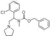 CAS 登录号：675602-67-2， [1-(2-氯苯基)-2-(1-吡咯烷基)乙基]甲基氨基甲酸苄酯