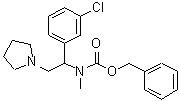 CAS#: 675602-68-3, Benzyl [1-(3-chlorophenyl)-2-(1-pyrrolidinyl)ethyl]methylcarbamate
