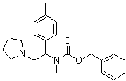 CAS#: 675602-72-9, Benzyl methyl[1-(4-methylphenyl)-2-(1-pyrrolidinyl)ethyl]carbamate