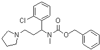 CAS#: 675602-80-9, Benzyl [1-(2-chlorophenyl)-3-(1-pyrrolidinyl)propyl]methylcarbamate