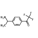 CAS 登录号：675855-73-9， 1-[4-(1-氨基乙基)苯基]-2,2,2-三氟乙烷酮