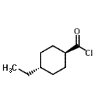 CAS#: 67589-87-1, trans-4-Ethylcyclohexanecarbonyl chloride