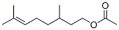 CAS 登录号：67601-05-2， (-)-3,7-二甲基辛-6-烯基乙酸酯