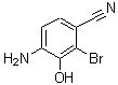 CAS 登录号：676124-40-6， 4-氨基-2-溴-3-羟基苯甲腈