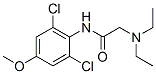 CAS 登录号：67625-05-2， 2',6'-二氯-2-(二乙基氨基)-4'-甲氧基乙酰苯胺