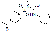 CAS#: 67628-45-9, 1-(4-Acetylphenyl)sulfonyl-3-cyclohexyl-1-methyl-urea
