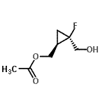CAS#: 676329-15-0, [(1R,2R)-2-Fluoro-2-(hydroxymethyl)cyclopropyl]methyl acetate