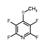 CAS#: 67644-45-5, 2,3,5,6-Tetrafluoro-4-(methylsulfanyl)pyridine