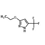 CAS 登录号：676487-70-0， 3-乙氧基-5-(三氟甲基)-1H-吡唑