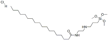 CAS#: 67674-59-3, N-[2-[[3-(Trimethoxysilyl)Propyl]Amino]Ethyl]Stearamide Monohydrochloride