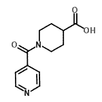 CAS#: 67691-60-5, 1-Isonicotinoyl-4-piperidinecarboxylic acid