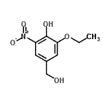 CAS 登录号：677310-20-2， 2-乙氧基-4-(羟基甲基)-6-硝基苯酚