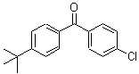 CAS 登录号：67743-49-1， (4-氯苯基)[4-(2-甲基-2-丙基)苯基]甲酮