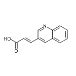 CAS 登录号：67752-27-6， (2E)-3-(3-喹啉基)丙烯酸