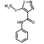 CAS 登录号：677720-53-5， 5-(甲硫基)-N-苯基-1,2,3-噻二唑-4-甲酰胺