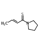CAS#: 67797-22-2, (2E)-1-(1-Pyrrolidinyl)-2-butene-1-thione