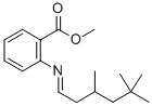 CAS 登录号:67801-42-7, 2-((3,5,5-三甲基己基亚基)氨基)-苯甲酸甲酯