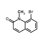 CAS 登录号：67805-53-2， 8-溴-1-甲基-2(1H)-喹啉酮