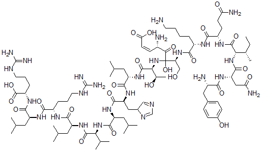 CAS 登录号：67829-15-6， 泛素十六肽