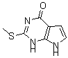 CAS#: 67831-83-8, 3,7-Dihydro-2-(Methylthio)-4H-Pyrrolo[2,3-d]Pyrimidin-4-One