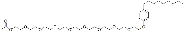 CAS#: 67845-40-3, 26-(4-Nonylphenoxy)-3,6,9,12,15,18,21,24-Octaoxahexacosan-1-Yl Acetate