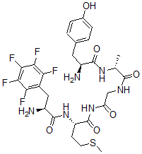CAS#: 67875-58-5, L-Tyrosyl-D-alanylglycyl-2,3,4,5,6-pentafluoro-L-phenylalanyl-L-Methioninamide