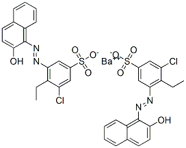 CAS#: 67892-38-0, Barium Bis[3-Chloro-4-Ethyl-5-[(2-Hydroxy-1-Naphthyl)Azo]Benzenesulphonate]