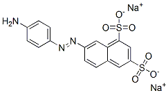 CAS 登录号：67893-49-6， 7-[(4-氨基苯基)偶氮]萘-1,3-二磺酸二钠