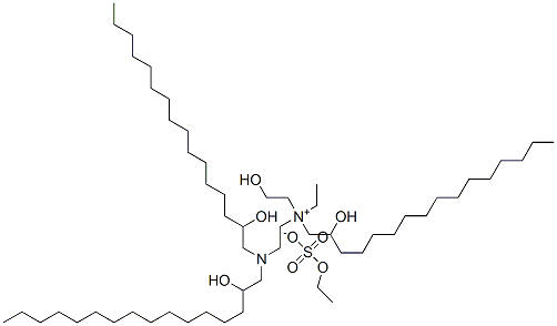 CAS#: 67905-25-3, [2-[Bis(2-Hydroxyhexadecyl)Amino]Ethyl]Ethyl(2-Hydroxyethyl)(2-Hydroxyhexadecyl)Ammonium Ethyl Sulphate