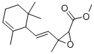 CAS 登录号：67905-40-2， 3-甲基-3-(2-(2,6,6-三甲基环己-2-烯-1-基)乙烯基)环氧乙烷-2-羧酸甲酯