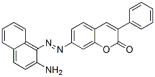 CAS 登录号：67906-30-3， 7-[(2-氨基-1-萘基)偶氮]-3-苯基-2-苯并吡喃酮