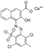 CAS 登录号：67906-56-3， 4-[(2,5-二氯-3-甲基-6-磺酸基苯基)偶氮]-3-羟基-2-萘甲酸钙