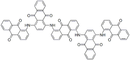 CAS#: 67906-58-5, 1,5-Bis[[4-[(9,10-Dihydro-9,10-Dioxo-1-Anthryl)Amino]-9,10-Dihydro-9,10-Dioxo-1-Anthryl]Amino]Anthraquinone
