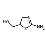 CAS#: 67917-69-5, (2-Amino-4,5-dihydro-1,3-thiazol-5-yl)methanol