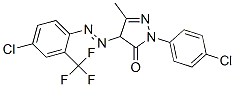 CAS 登录号：67923-41-5， 2-(4-氯苯基)-4-[[4-氯-2-(三氟甲基)苯基]偶氮]-2,4-二氢-5-甲基-3H-吡唑-3-酮