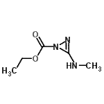 CAS 登录号：67927-19-9， 3-(甲基氨基)-1H-二氮杂环丙烯-1-羧酸乙酯