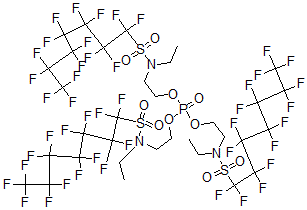 CAS#: 67939-94-0, N,N',N''-[Phosphoryltris(Oxyethylene)]Tris[N-Ethyl-1,1,2,2,3,3,4,4,5,5,6,6,7,7,7-Pentadecafluoroheptane-1-Sulphonamide]