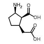 CAS#: 679436-35-2, (1S,2R,5R)-2-Amino-5-(carboxymethyl)cyclopentanecarboxylic acid