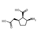 CAS#: 679436-36-3, (1R,2S,5S)-2-Amino-5-(carboxymethyl)cyclopentanecarboxylic acid