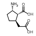 CAS#: 679436-37-4, (1R,2S,5R)-2-Amino-5-(carboxymethyl)cyclopentanecarboxylic acid