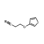 CAS 登录号：679838-89-2， 3-(3-噻吩基氧基)丙腈