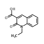 CAS 登录号：67984-95-6， 1-乙基-2-氧代-1,2-二氢-3-喹啉羧酸