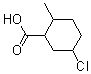 CAS 登录号：67990-01-6， 5-氯-2-甲基环己烷羧酸