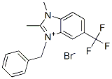 CAS#: 67990-33-4, 1,2-Dimethyl-3-(Benzyl)-5-(Trifluoromethyl)-1H-Benzimidazolium Bromide