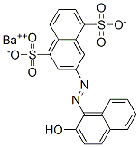 CAS 登录号：67990-34-5， 3-[(2-羟基萘基)偶氮]萘-1,5-二磺酸钡